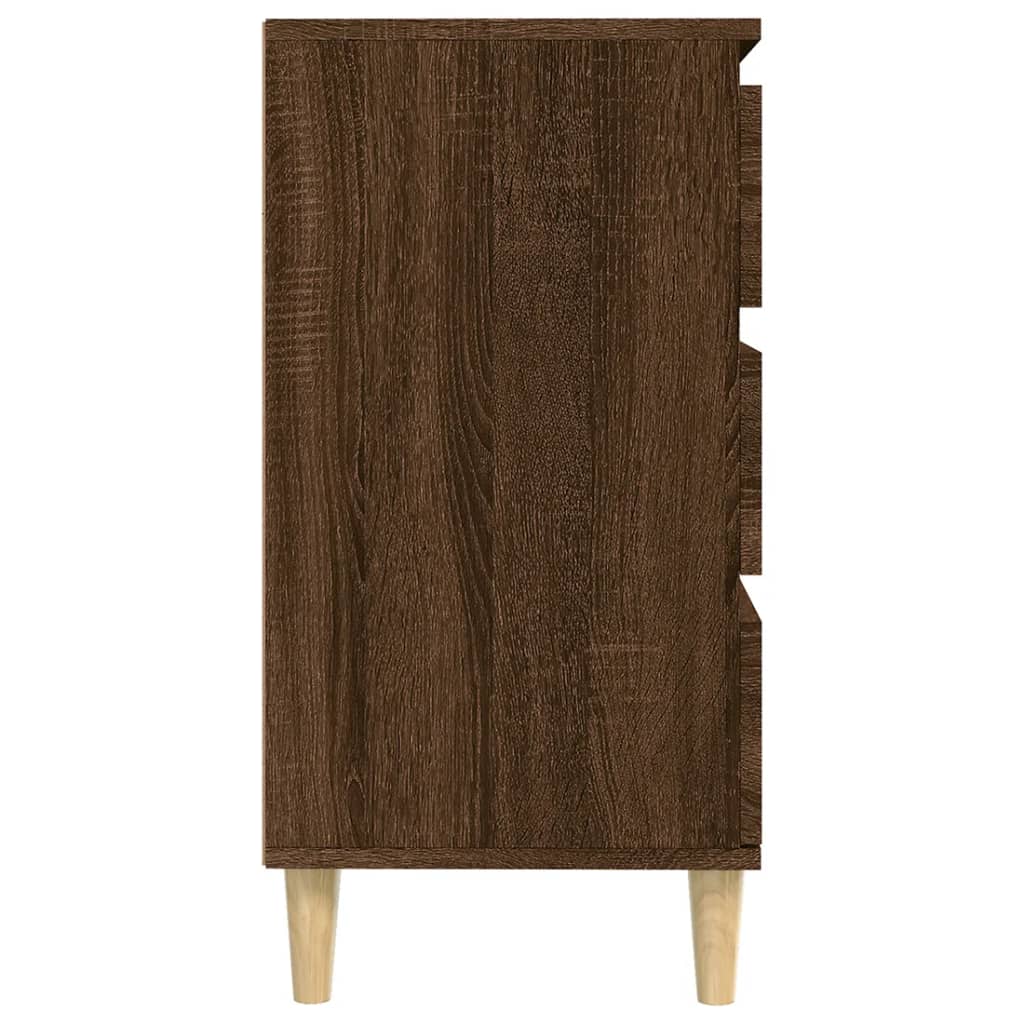 Sideboard Braun Eichen-Optik 60x35x70 cm Holzwerkstoff - Pazzar.ch