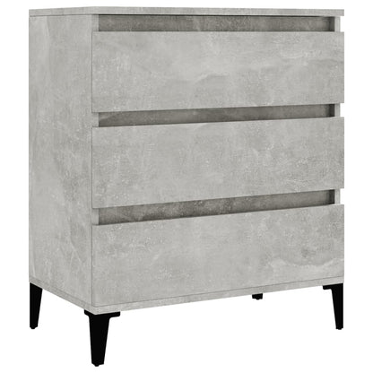 Sideboard Betongrau 60x35x70 cm Holzwerkstoff - Pazzar.ch
