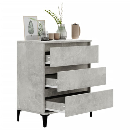 Sideboard Betongrau 60x35x70 cm Holzwerkstoff - Pazzar.ch