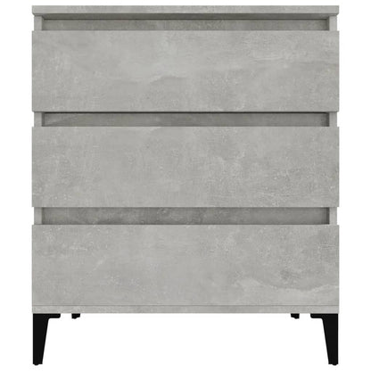 Sideboard Betongrau 60x35x70 cm Holzwerkstoff - Pazzar.ch