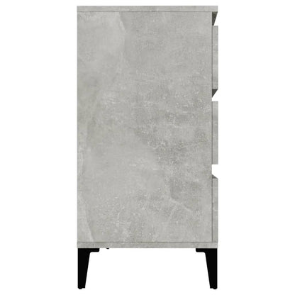 Sideboard Betongrau 60x35x70 cm Holzwerkstoff - Pazzar.ch