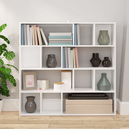 Bücherregal/Raumteiler Weiß 105x24x102 cm - Pazzar.ch