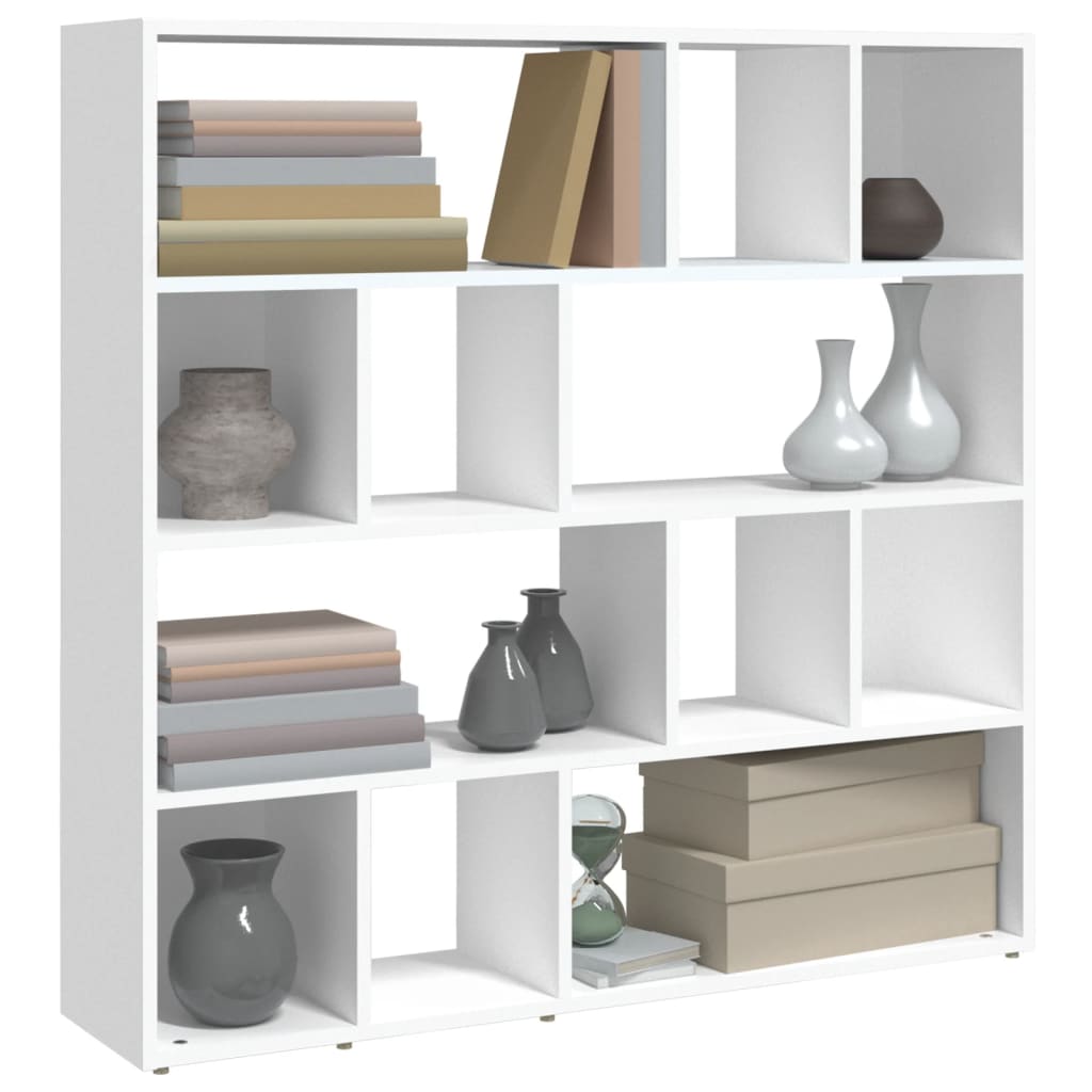 Bücherregal/Raumteiler Weiß 105x24x102 cm - Pazzar.ch
