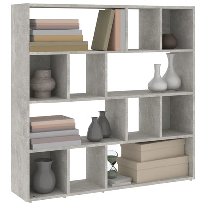 Bücherregal/Raumteiler Betongrau 105x24x102 cm - Pazzar.ch