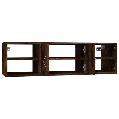 Wandregal Räuchereiche 102x30x29 cm Holzwerkstoff - Pazzar.ch