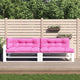 Palettenkissen 5-tlg. Rosa Stoff