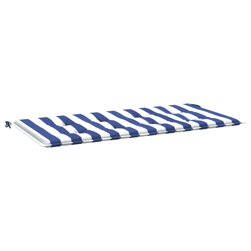 Gartenbank-Auflage Blau&Weiß Gestreift 120x50x3 Oxford-Gewebe - Pazzar.ch