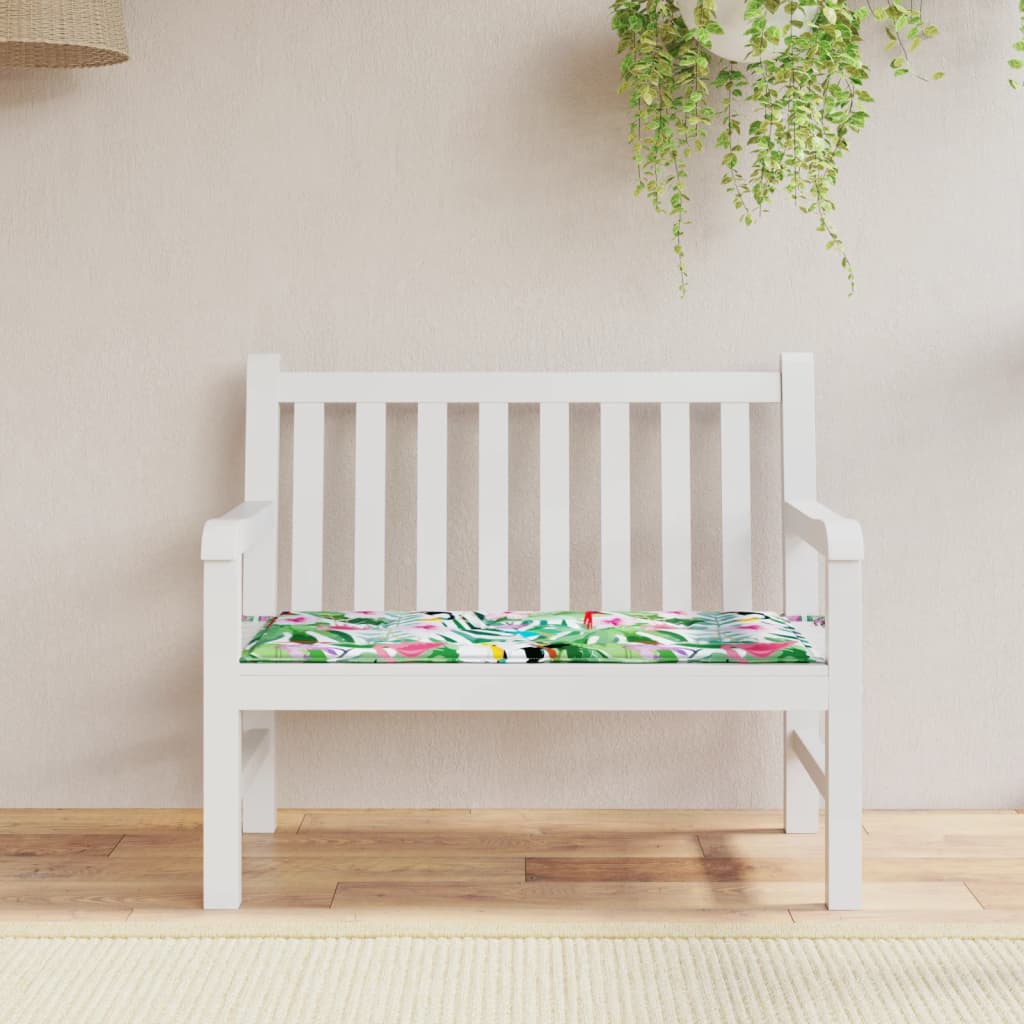 Gartenbank-Auflage Mehrfarbig 120x50x3 cm Oxford-Gewebe - Pazzar.ch