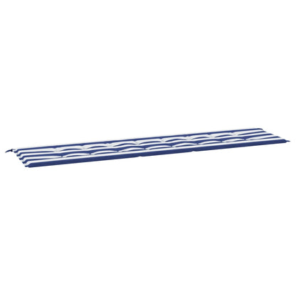 Gartenbank-Auflage Blau&Weiß Gestreift 200x50x3 Stoff - Pazzar.ch