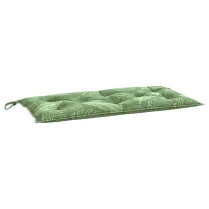 Gartenbank-Auflage Blattmuster 100x50x7 cm Oxford-Gewebe - Pazzar.ch