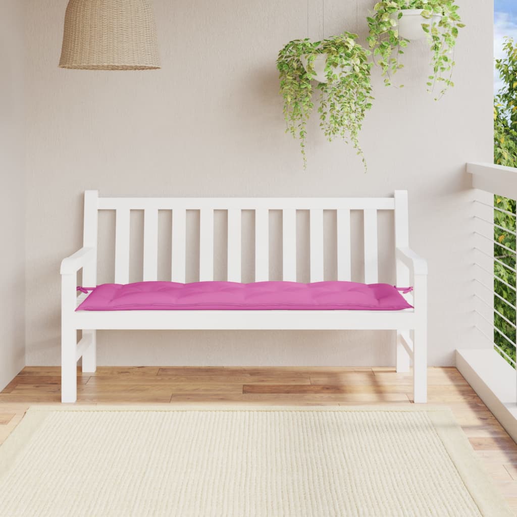 Gartenbank-Auflage Rosa 150x50x7 cm Oxford-Gewebe - Pazzar.ch