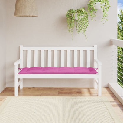 Gartenbank-Auflage Rosa 150x50x7 cm Oxford-Gewebe - Pazzar.ch
