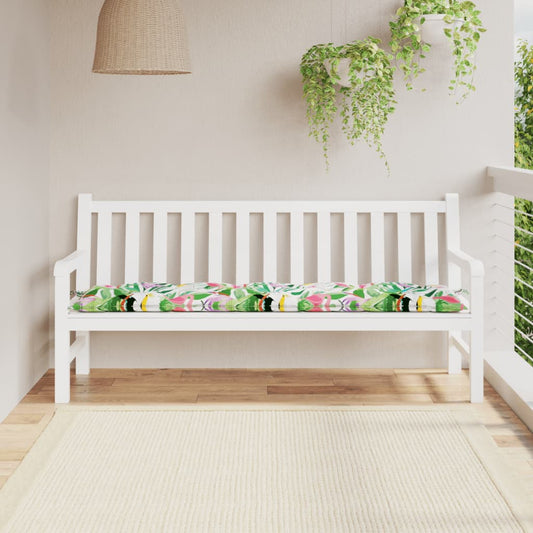 Gartenbank-Auflage Mehrfarbig 180x50x7 cm Oxford-Gewebe - Pazzar.ch