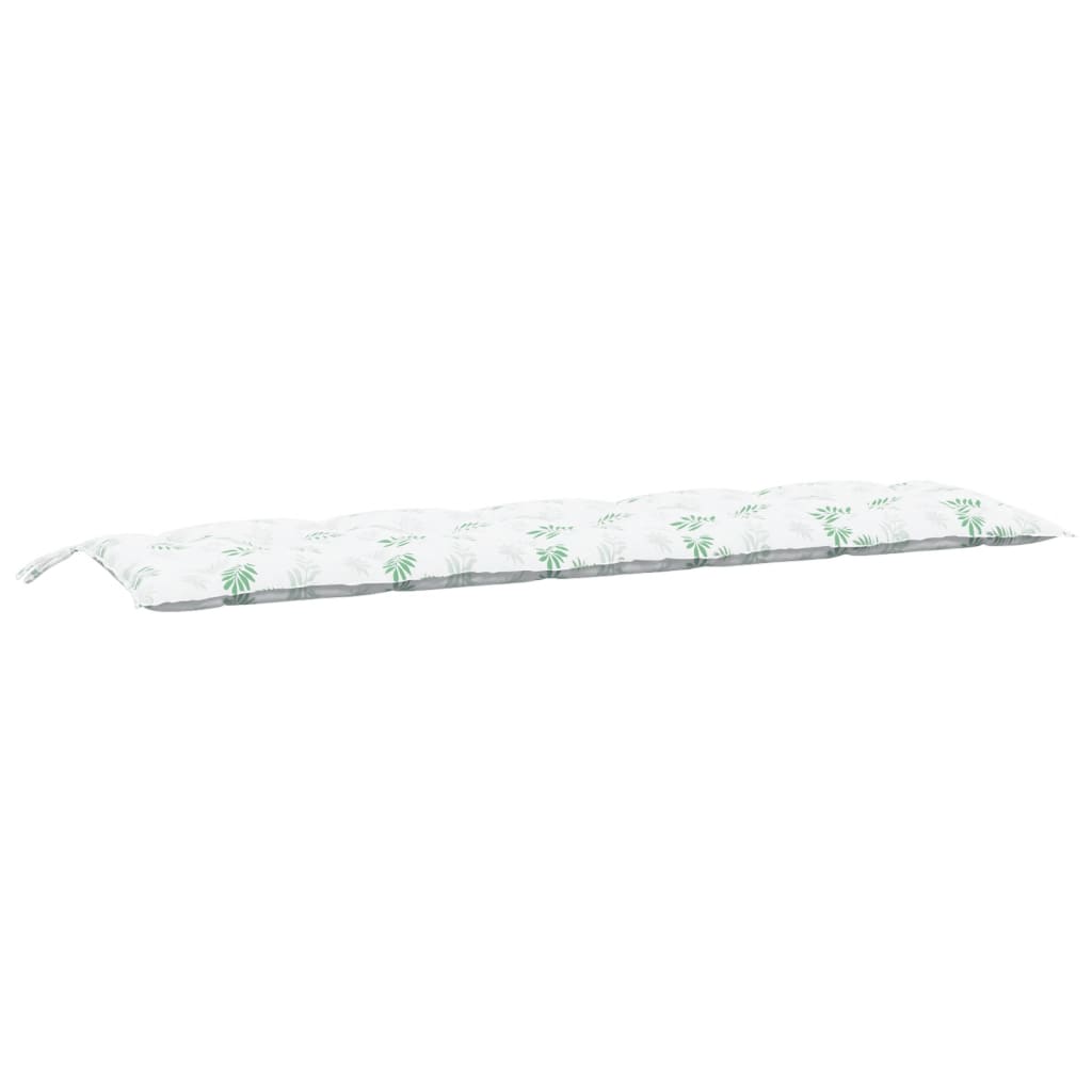 Gartenbank-Auflage Blattmuster 180x50x7 cm Oxford-Gewebe - Pazzar.ch