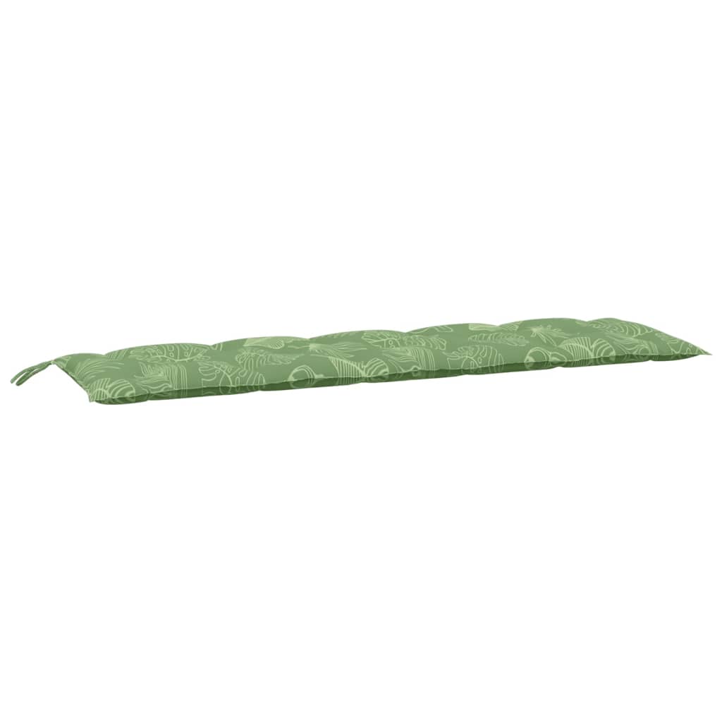 Gartenbank-Auflage Blattmuster 180x50x7 cm Oxford-Gewebe - Pazzar.ch