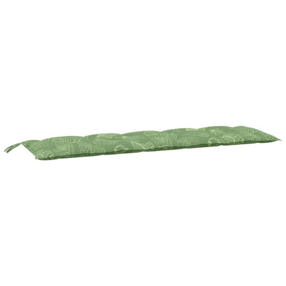 Gartenbank-Auflage Blattmuster 180x50x7 cm Oxford-Gewebe - Pazzar.ch
