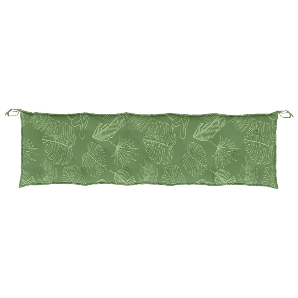 Gartenbank-Auflage Blattmuster 180x50x7 cm Oxford-Gewebe - Pazzar.ch