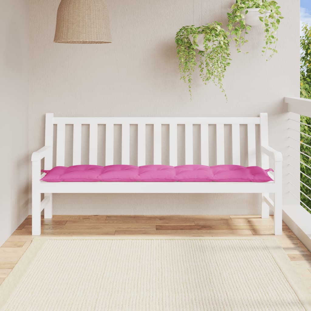 Gartenbank-Auflage Rosa 180x50x7 cm Oxford-Gewebe - Pazzar.ch