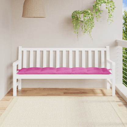 Gartenbank-Auflage Rosa 180x50x7 cm Oxford-Gewebe - Pazzar.ch