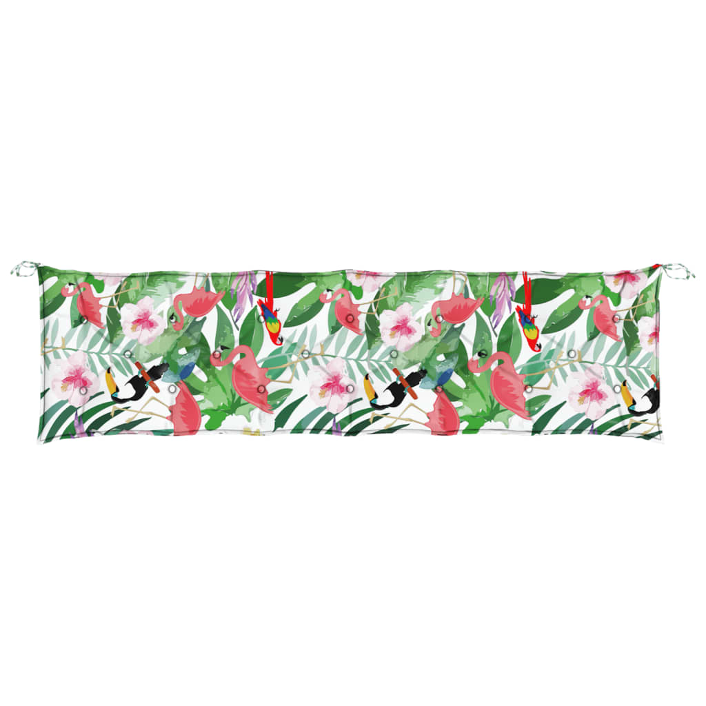 Gartenbank-Auflage Mehrfarbig 200x50x7 cm Stoff - Pazzar.ch