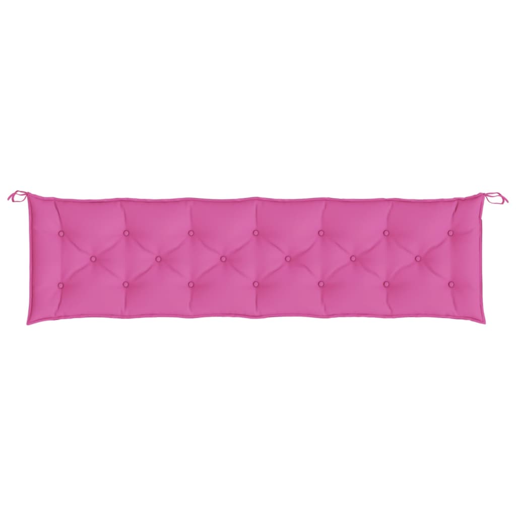 Gartenbank-Auflage Rosa 200x50x7 cm Stoff - Pazzar.ch