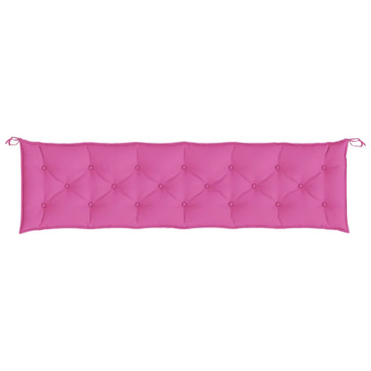 Gartenbank-Auflage Rosa 200x50x7 cm Stoff - Pazzar.ch