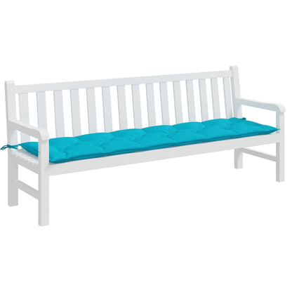 Gartenbank-Auflage Türkis 200x50x7 cm Stoff - Pazzar.ch