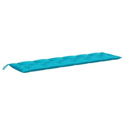 Gartenbank-Auflage Türkis 200x50x7 cm Stoff - Pazzar.ch