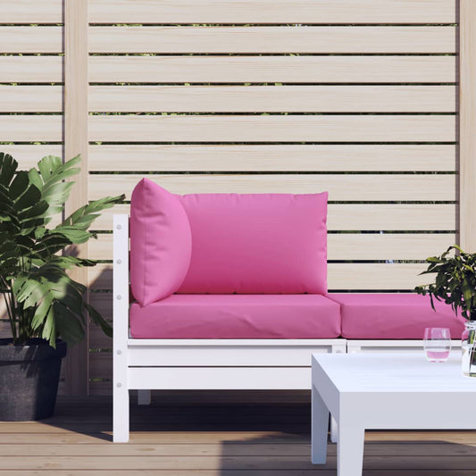 Palettenkissen 3 Stk. Rosa Oxford-Stoff - Pazzar.ch