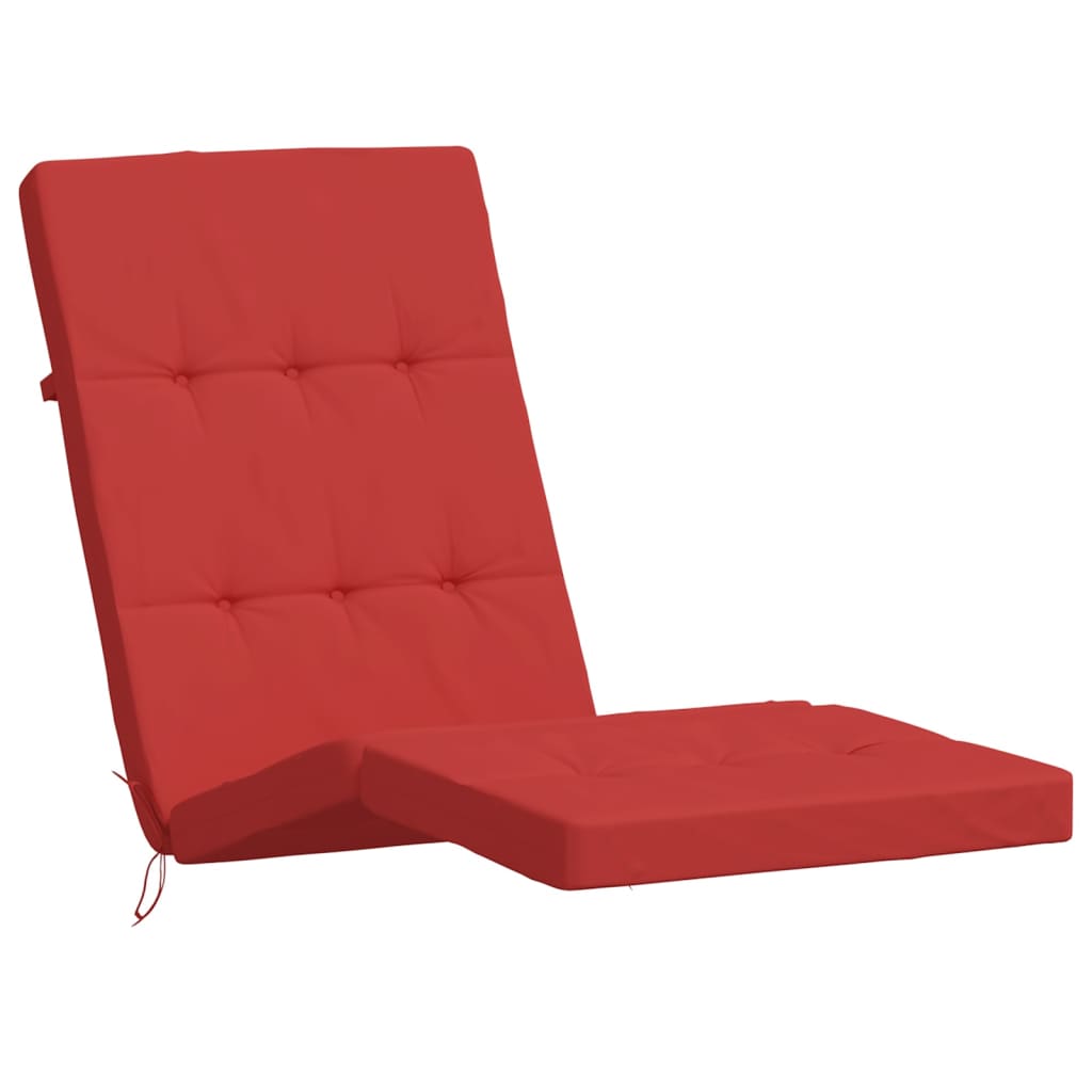 Liegestuhl-Auflagen 2 Stk. Rot Oxford-Gewebe - Pazzar.ch