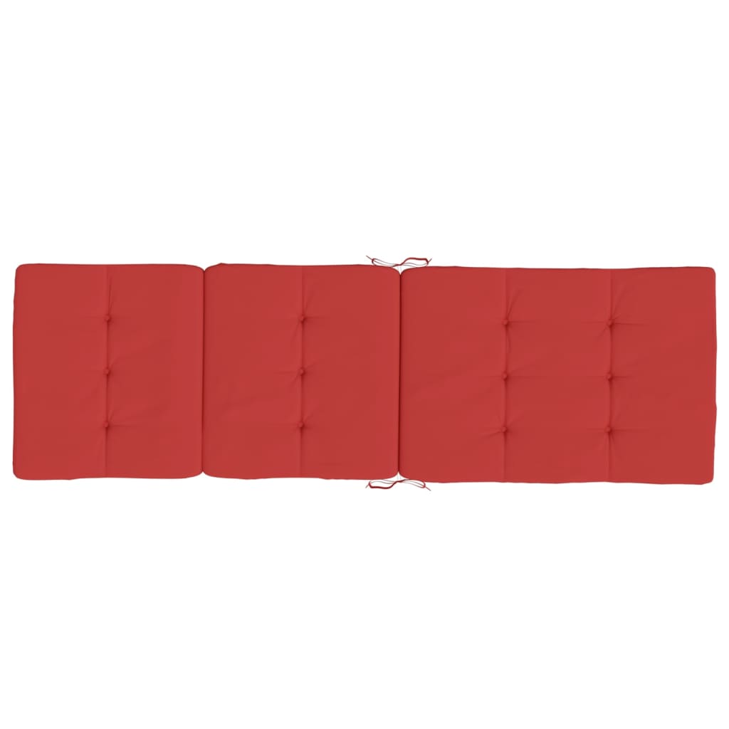 Liegestuhl-Auflagen 2 Stk. Rot Oxford-Gewebe - Pazzar.ch
