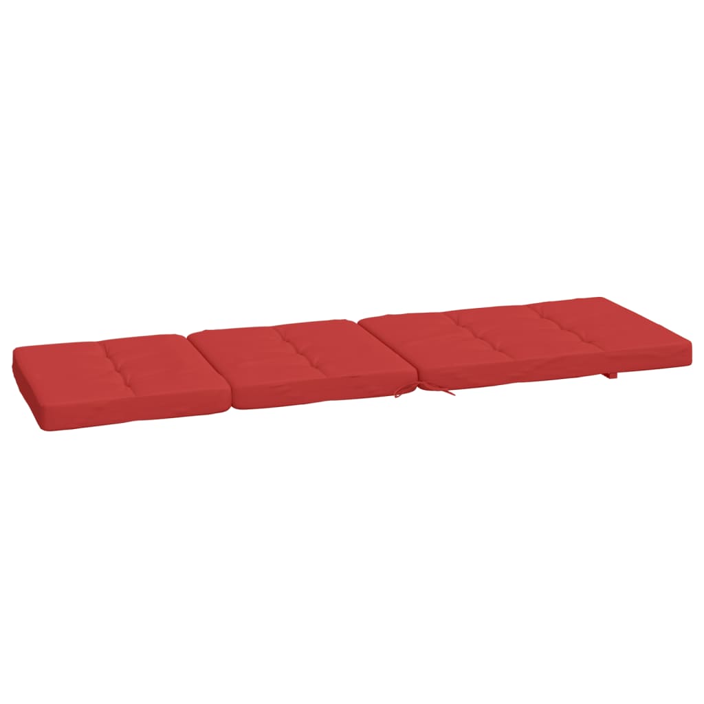 Liegestuhl-Auflagen 2 Stk. Rot Oxford-Gewebe - Pazzar.ch
