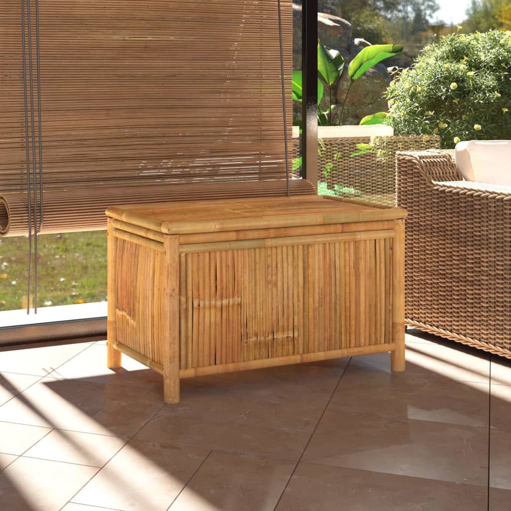 Gartentruhe 90x52x55 cm Bambus - Pazzar.ch