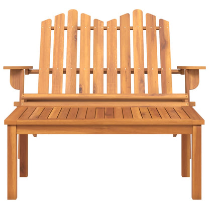 2-tlg. Garten-Lounge-Set Adirondack Massivholz Akazie - Pazzar.ch