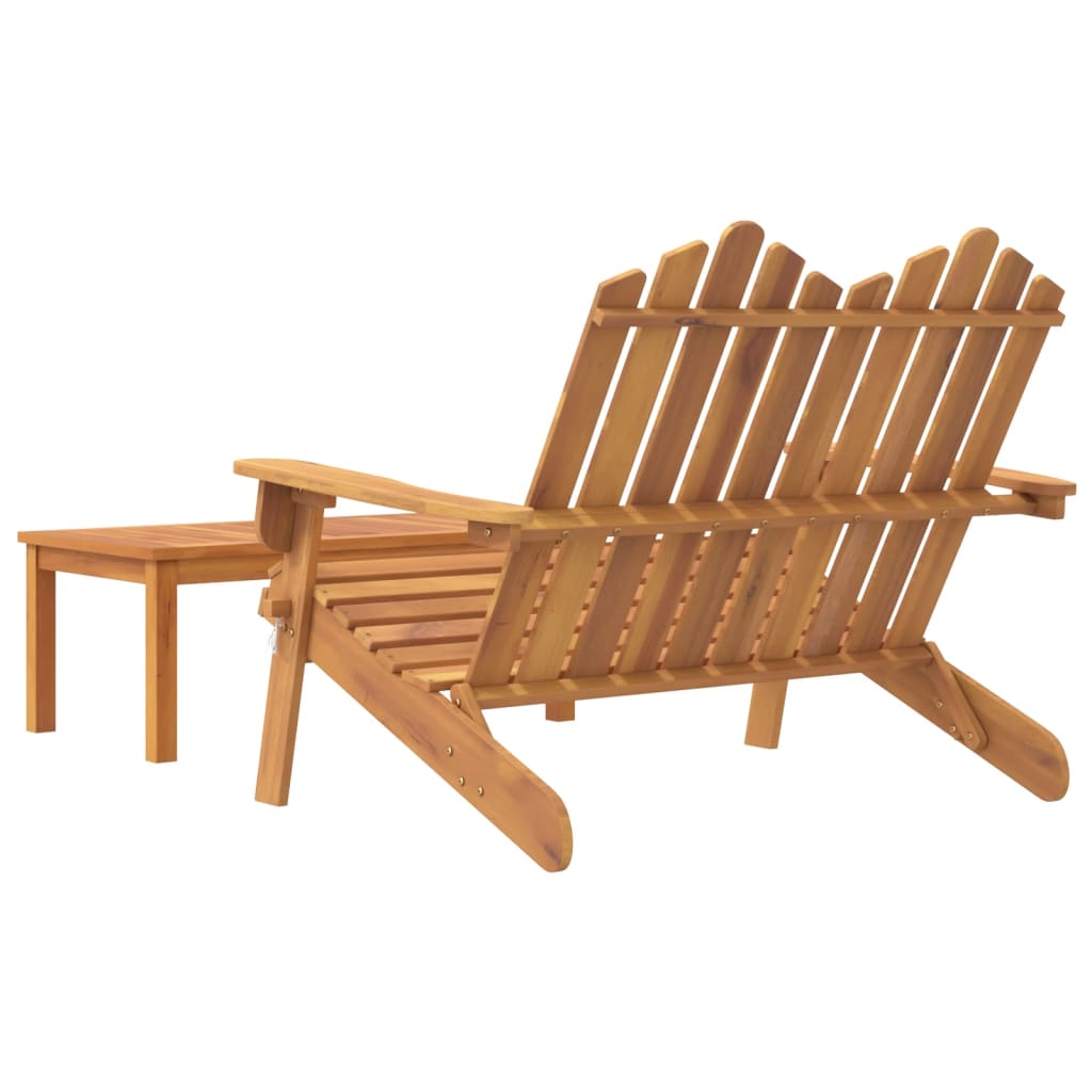 2-tlg. Garten-Lounge-Set Adirondack Massivholz Akazie - Pazzar.ch
