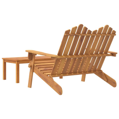 2-tlg. Garten-Lounge-Set Adirondack Massivholz Akazie - Pazzar.ch