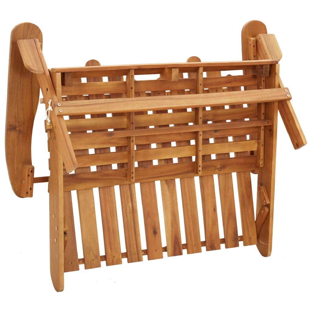 2-tlg. Garten-Lounge-Set Adirondack Massivholz Akazie - Pazzar.ch