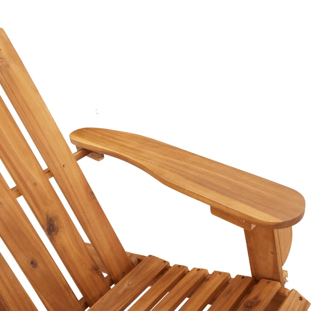 2-tlg. Garten-Lounge-Set Adirondack Massivholz Akazie - Pazzar.ch