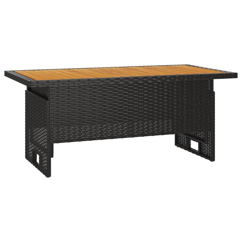 2-tlg. Garten-Lounge-Set mit Kissen Schwarz Poly Rattan - Pazzar.ch