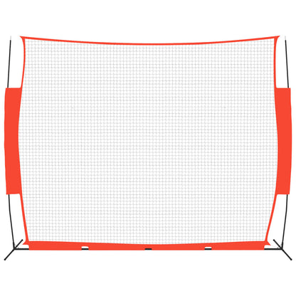 Baseball-Netz Tragbar Rot Schwarz 369x107x271cm Stahl Polyester - Pazzar.ch