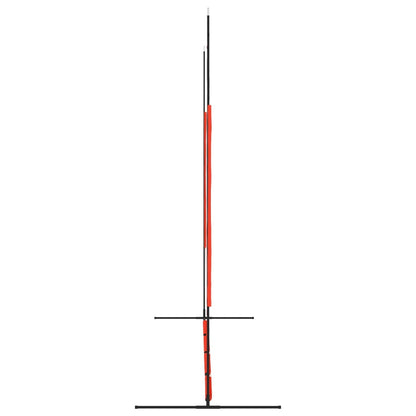Baseball-Netz Tragbar Rot Schwarz 369x107x271cm Stahl Polyester - Pazzar.ch