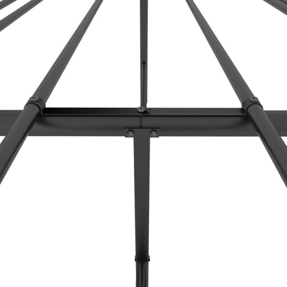 Bettgestell Metall Schwarz 160x200 cm - Pazzar.ch