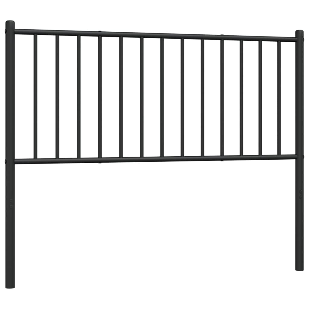 Kopfteil Metall Schwarz 75 cm - Pazzar.ch