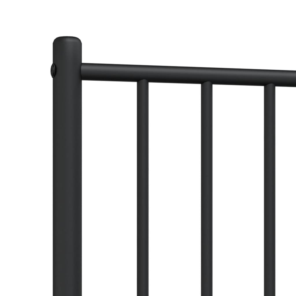 Kopfteil Metall Schwarz 75 cm - Pazzar.ch
