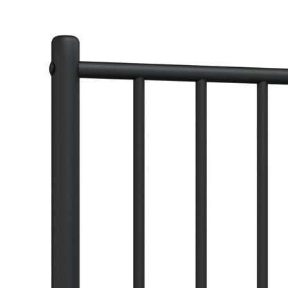 Kopfteil Metall Schwarz 75 cm - Pazzar.ch