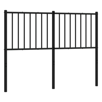Kopfteil Metall Schwarz 120 cm - Pazzar.ch