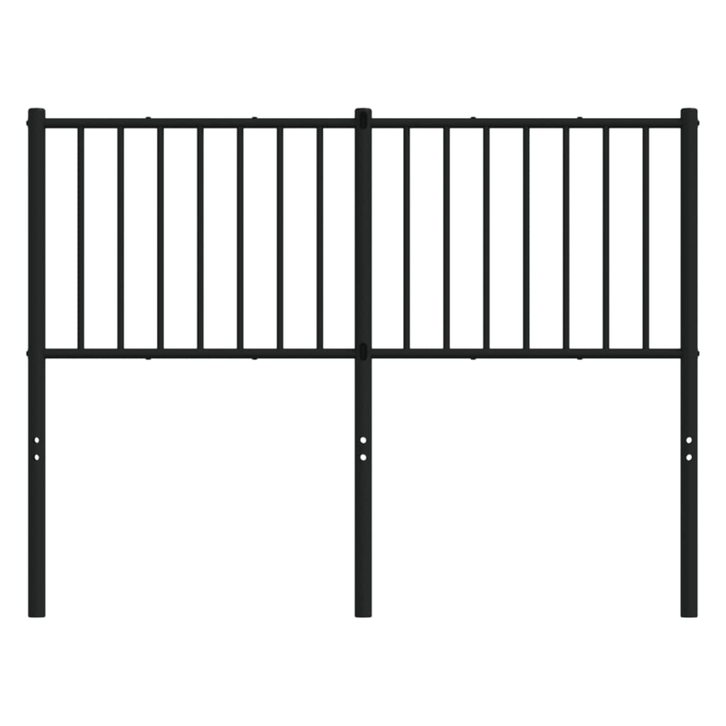 Kopfteil Metall Schwarz 120 cm