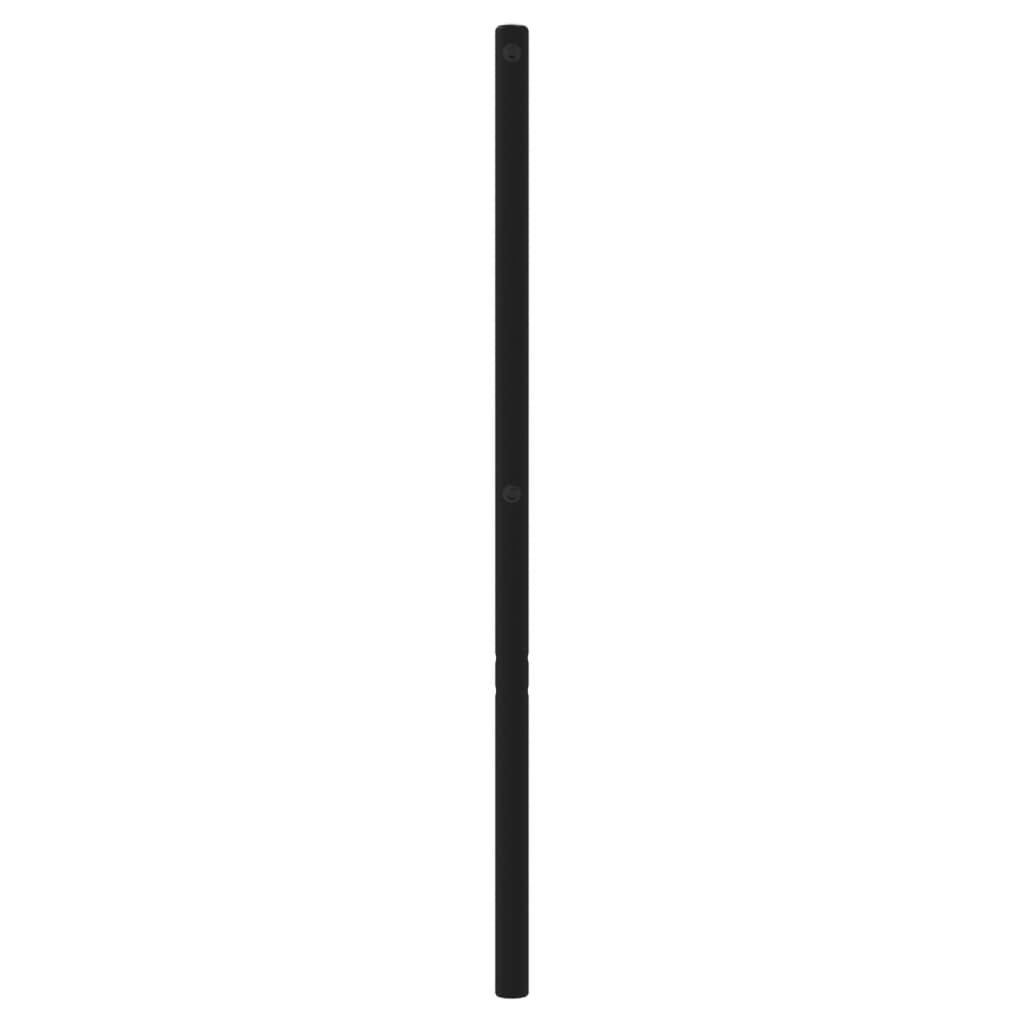 Kopfteil Metall Schwarz 120 cm - Pazzar.ch