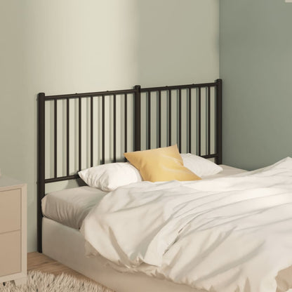 Kopfteil Metall Schwarz 120 cm - Pazzar.ch