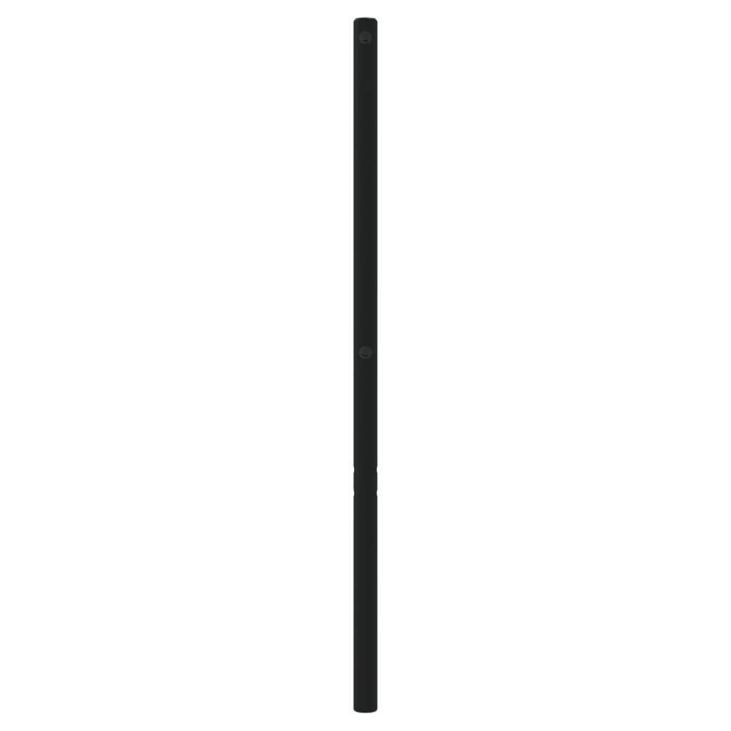 Kopfteil Metall Schwarz 160 cm - Pazzar.ch
